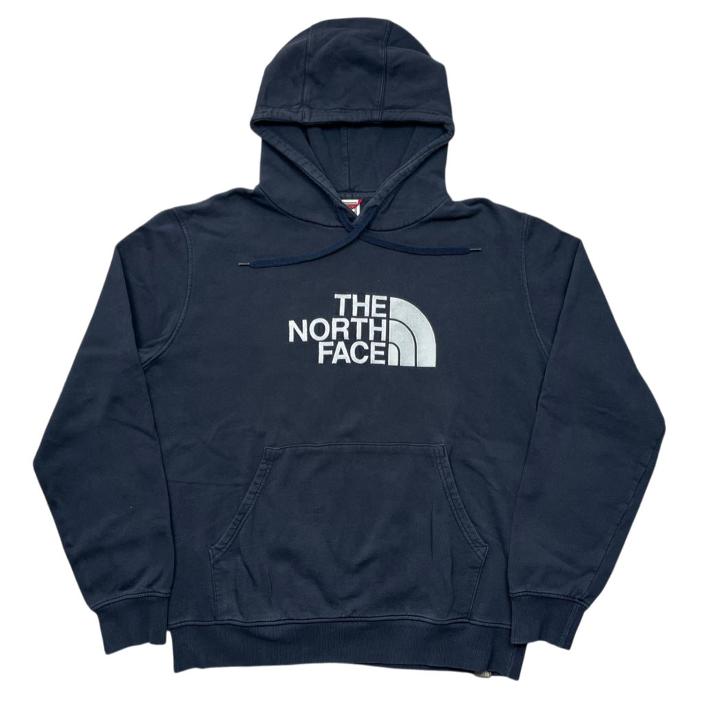 North Face Heavy Cotton Embroidery Faded Hoodie (L)