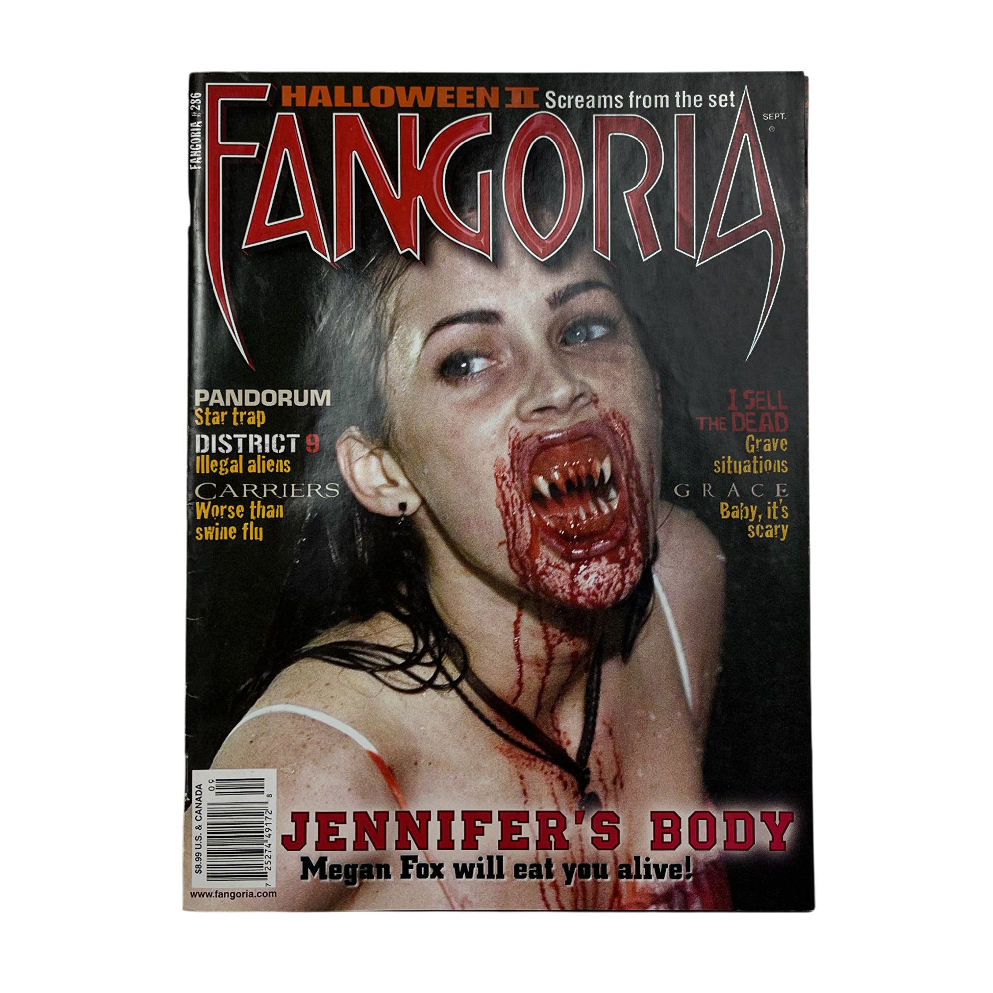 Fangoria #286 Jennifer's Body Megan Fox Rare Cover Horror Magazine