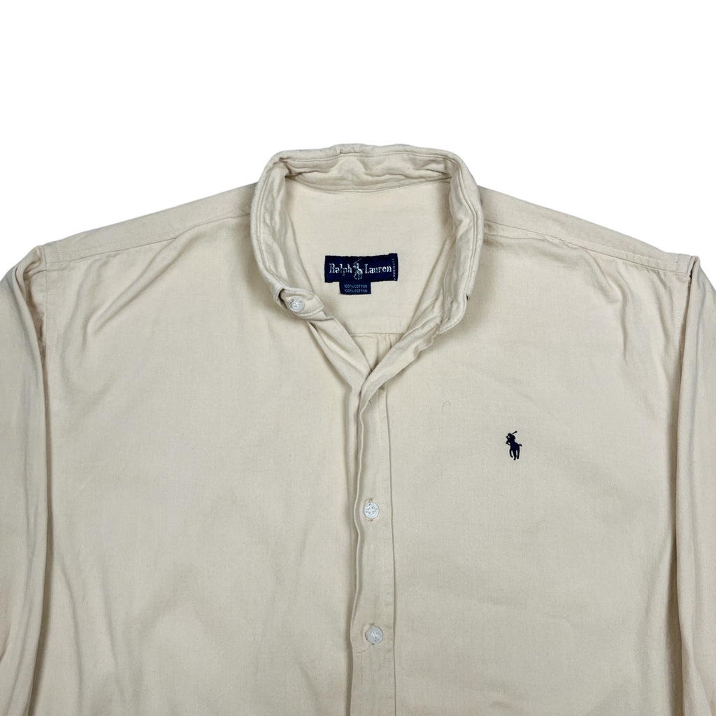 Vintage 90's Polo Ralph Lauren Heavy Cotton USA Shirt (L)