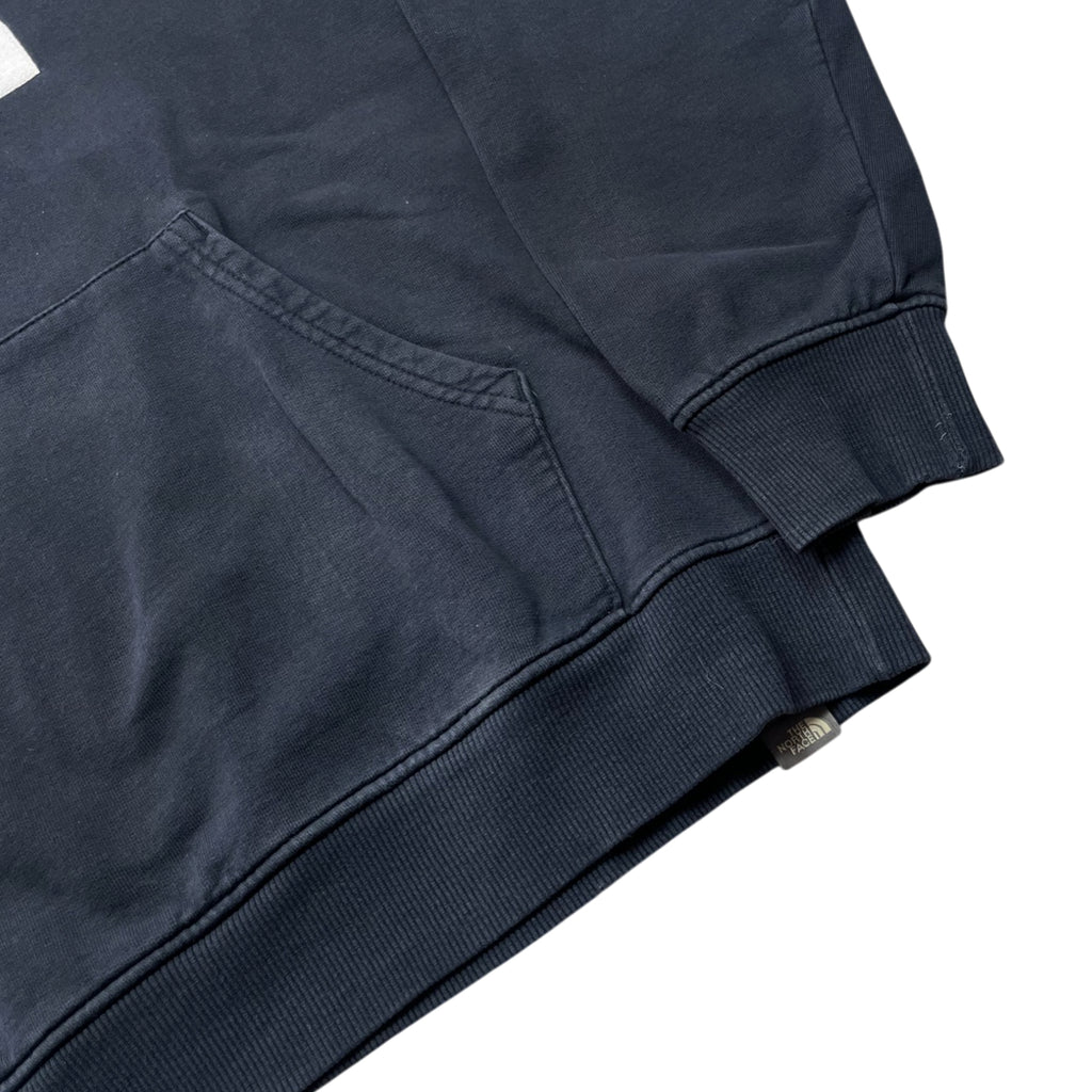 North Face Heavy Cotton Embroidery Faded Hoodie (L)