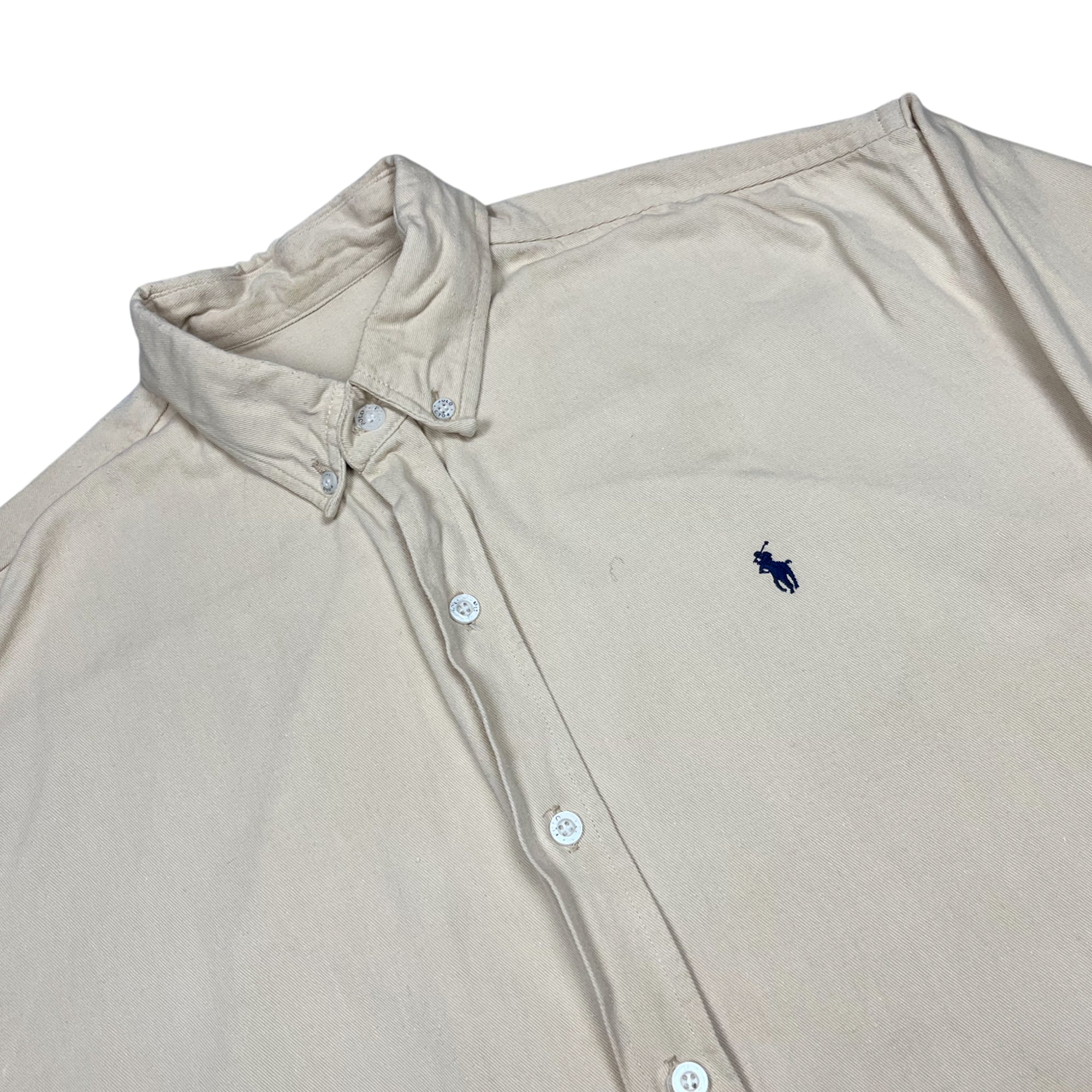 Vintage 90's Polo Ralph Lauren Heavy Cotton USA Shirt (L)